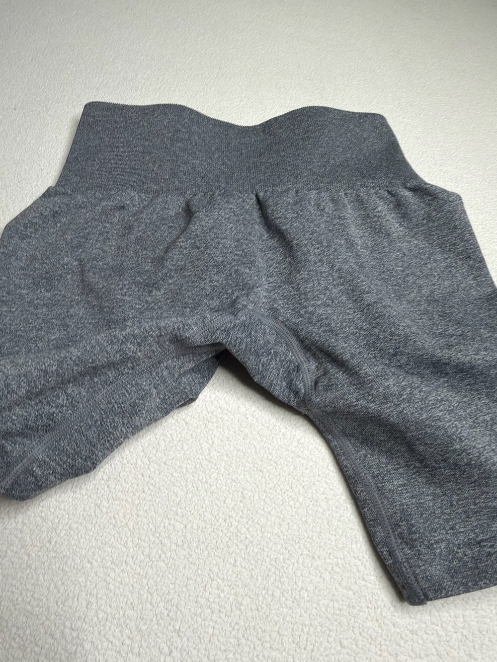 NVGTN Black Speckled Scrunch Seamless Shorts - Picture 7 of 10